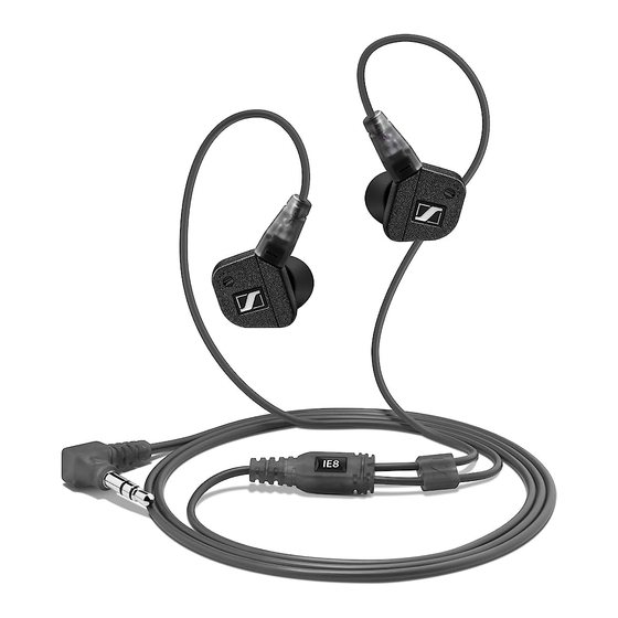 Sennheiser IE8 Handbücher