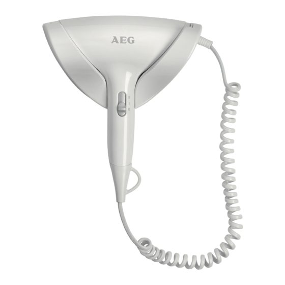 AEG FOEN HT 5686 Handbücher