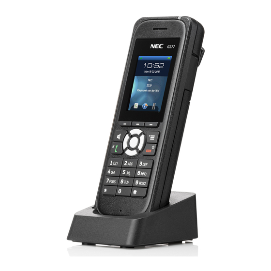 NEC G277 Handbücher