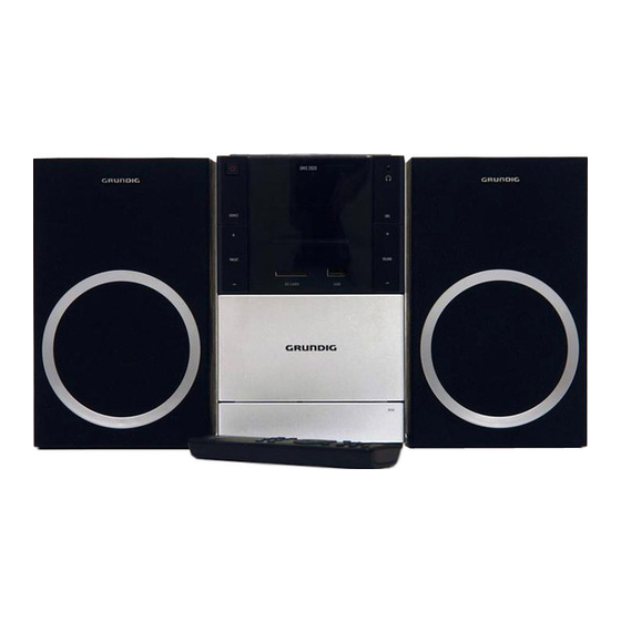 Grundig UMS 2020 Handbücher