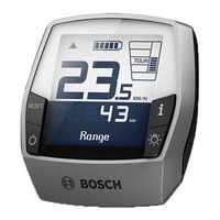Bosch Intuvia BUI251 Originalbetriebsanleitung
