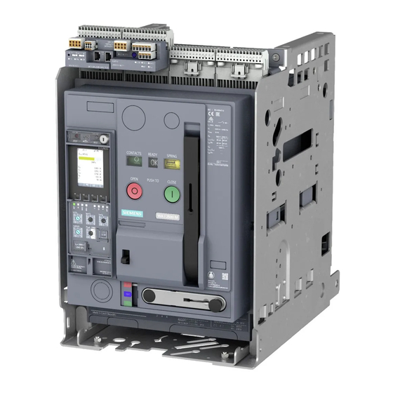Siemens SENTRON 3WA Handbücher