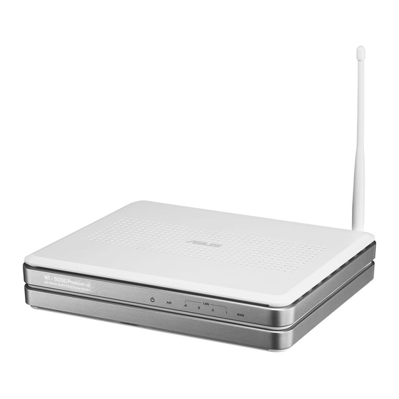 Asus WL-500gP V2 Handbücher