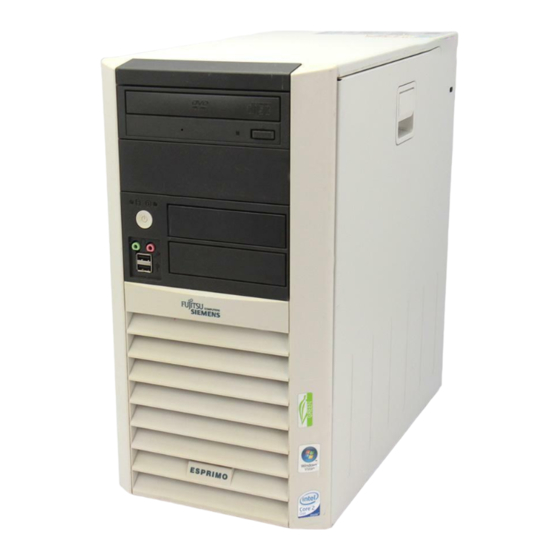 Fujitsu ESPRIMO P Handbücher