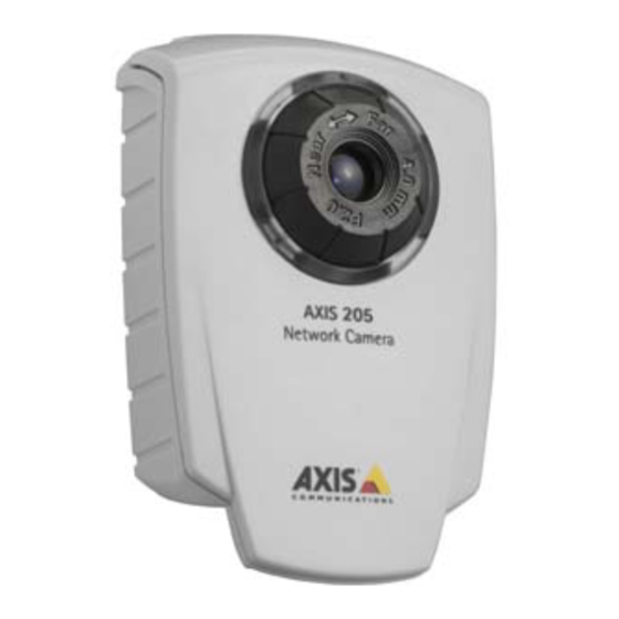 Axis 205 Handbücher