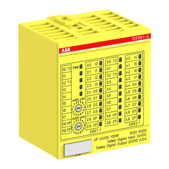ABB DX581-S Handbücher