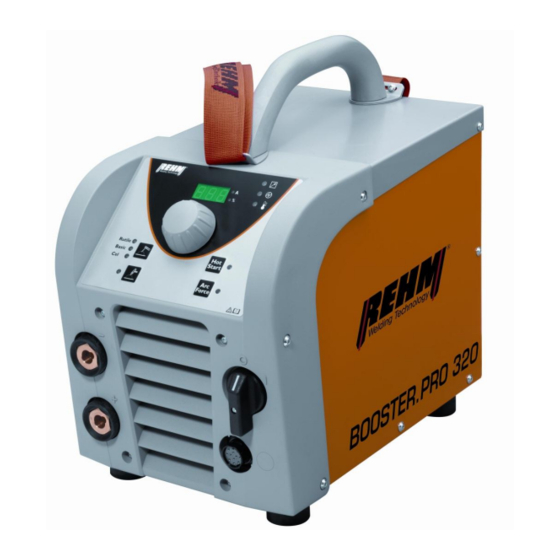 REHM BOOSTER.PRO 250 Handbücher
