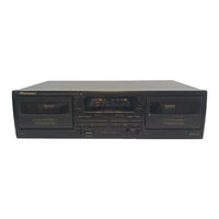 Pioneer CT-W205R Bedienungsanleitung