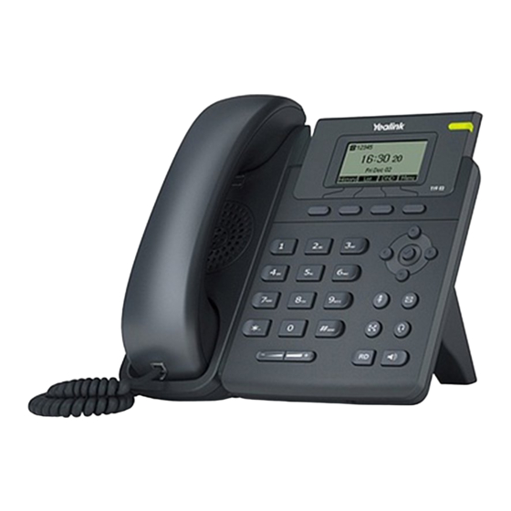 Yealink T19P E2 Handbücher