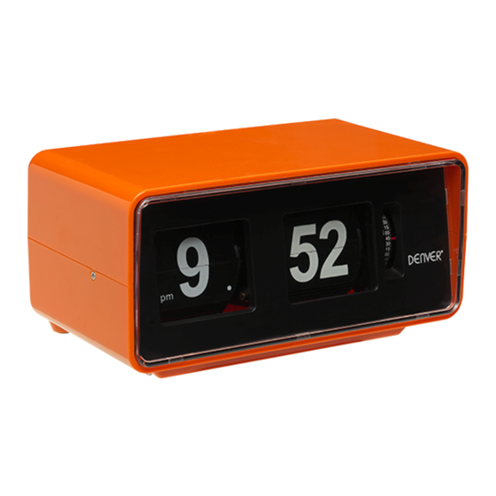 Denver RETRO FLIP CLOCK RADIO Handbücher