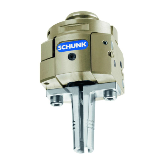 SCHUNK MWPG serie Handbücher