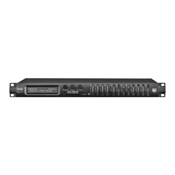 IMG STAGE LINE DSM-480LAN Handbücher