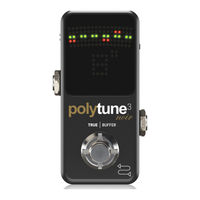 Tc Electronic POLYTUNE 3 NOIR Bedienungsanleitung