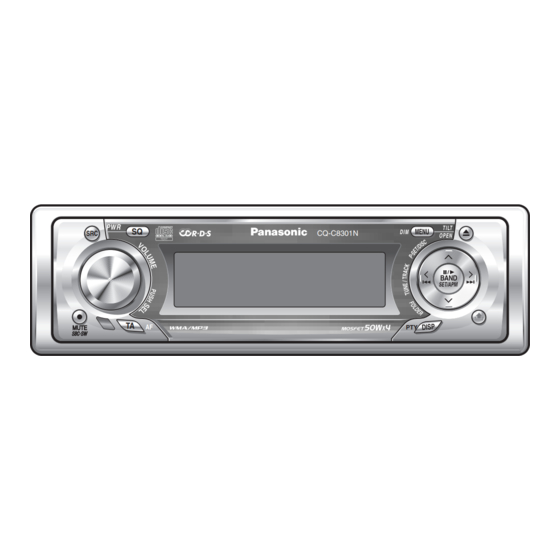 Panasonic CQC8301N Handbücher