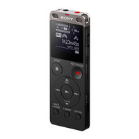 Sony ICD-UX560 Bedienungsanleitung