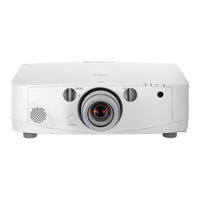 Nec PA550W Bedienungsanleitung