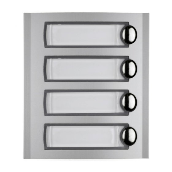 FARFISA INTERCOMS CD4134PL Handbücher