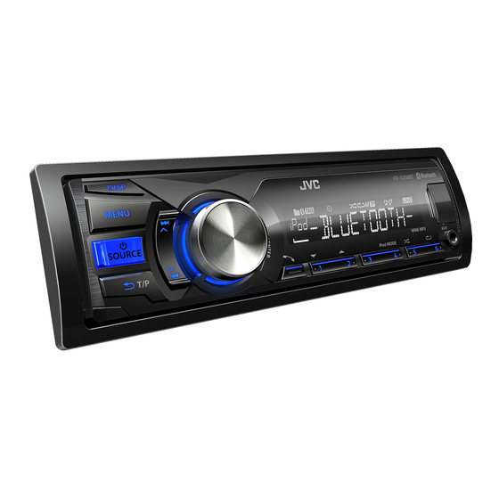 JVC KD-X250BT Handbücher