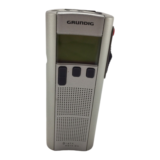 Grundig Digta 4015 DS Handbücher