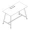 Tische Steelcase Lares Mobile H740 Montageanleitung