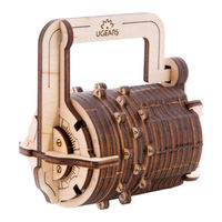 Ugears Kombinationsschloss Aufbauanleitung