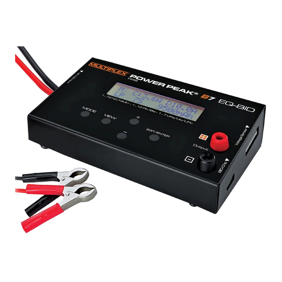 Multiplex POWER PEAK B7 EQ-BID Handbücher
