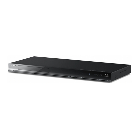 Sony BDP-S280 Handbücher