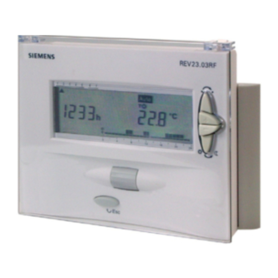 Siemens REV23.03RF Handbücher