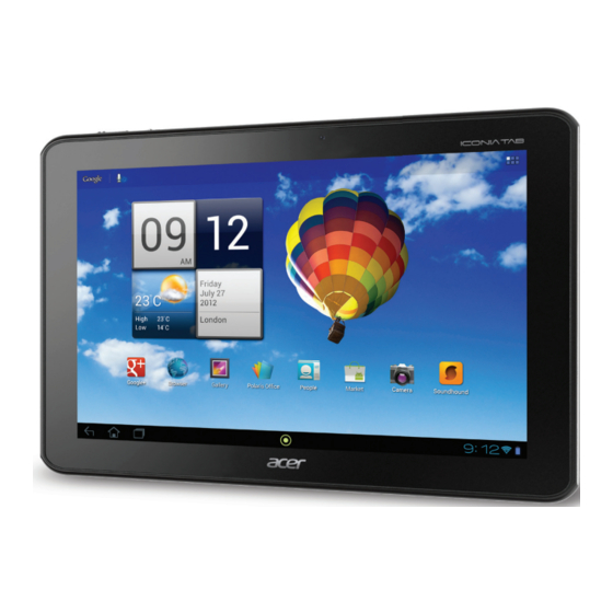 Acer Iconia A510 Handbücher