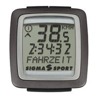 Sigma Sport BC 1600 Bedienungsanleitung