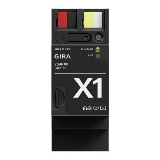 Gira X1 Handbücher