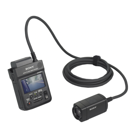 Sony HXR-MC1P Handbücher