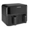 Chefman TurboFry Touch Dual Air Fryer RJ38-SQPF-45TDB Kurzanleitung