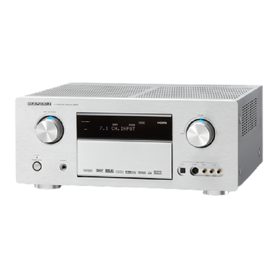 Marantz SR6001 Handbücher