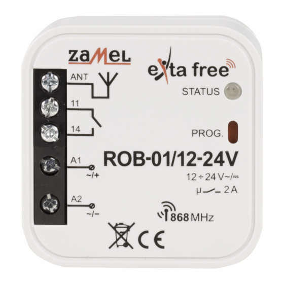 ZAMEL extra free ROB-01/12-24V Handbücher