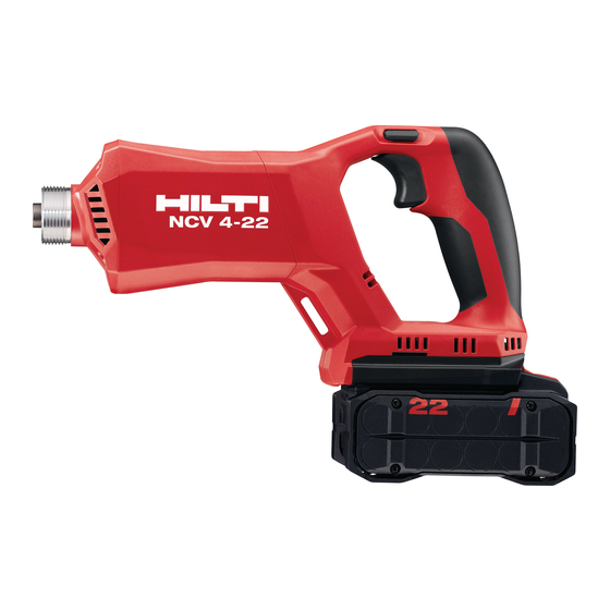 Hilti Nuron NCV 4-22 Handbücher