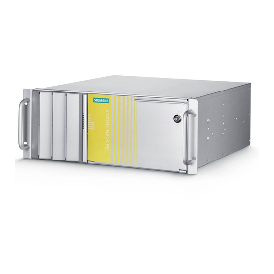 Siemens SIMATIC IPC547D Handbücher