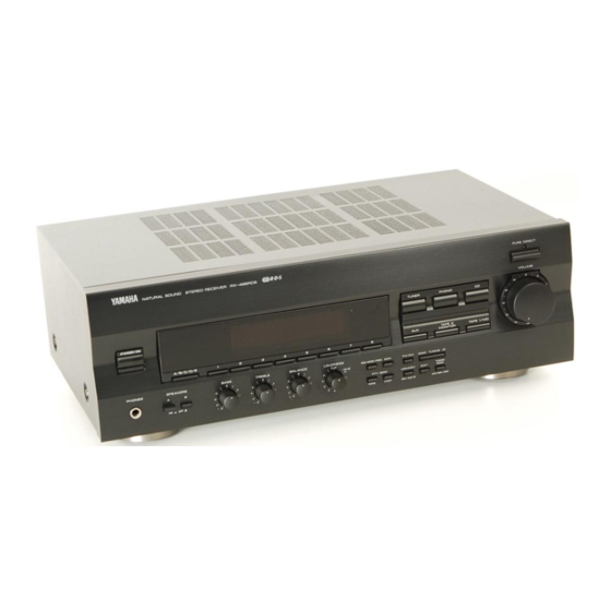 Yamaha RX-396RDS Handbücher